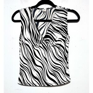 Vintage‎ Next Y2K Animal Print Top Size M Night-Out Maximalist Statement Glam
